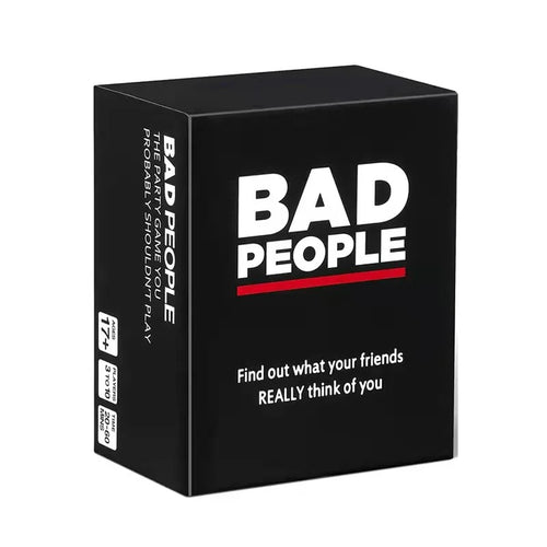 BAD PEOPLE: The Hilarious Party Game About Guessing Who's Bad