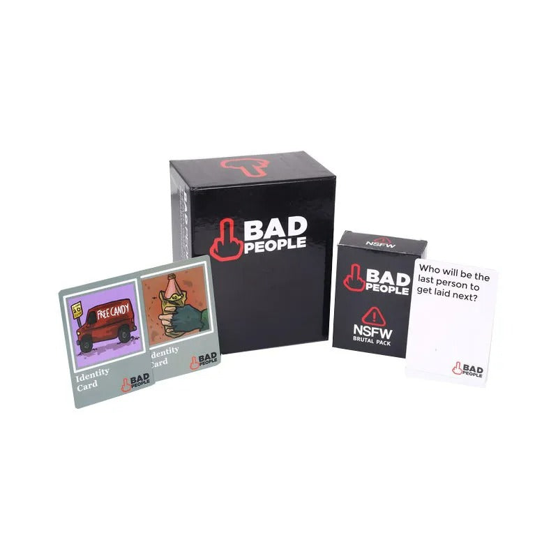 BAD PEOPLE: The Hilarious Party Game About Guessing Who's Bad