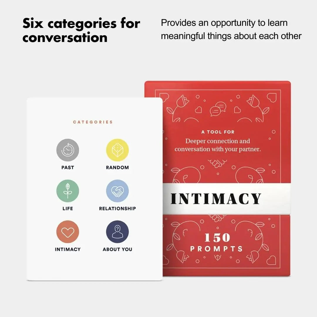 Intimacy Card Game for Couples - 150 Prompts