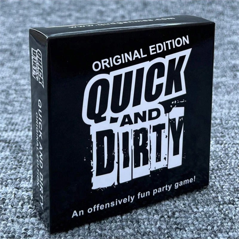 Quick And Dirty" Family Gathering Game Card
