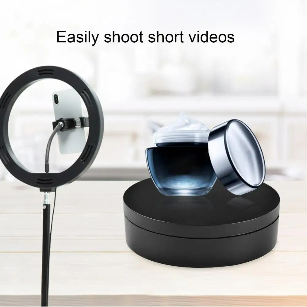 USB-Powered Rotating Display Stand