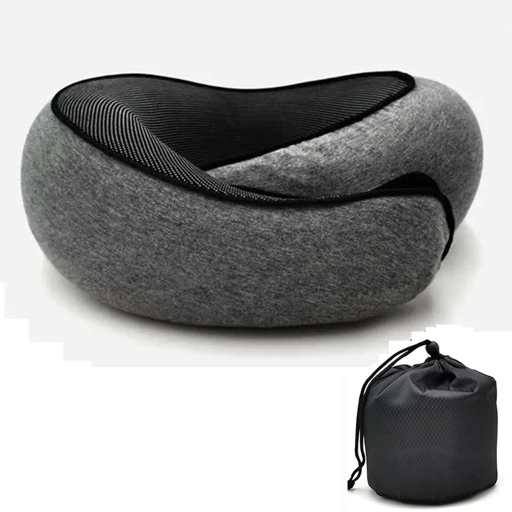 Travel Neck Pillow – Snail Style Memory Foam U-Shaped Pillow