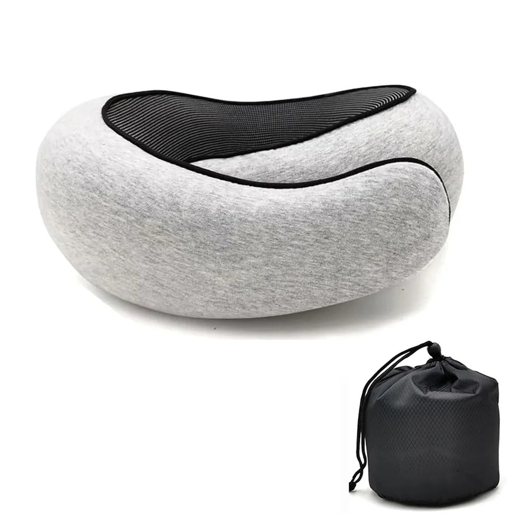 Travel Neck Pillow – Snail Style Memory Foam U-Shaped Pillow